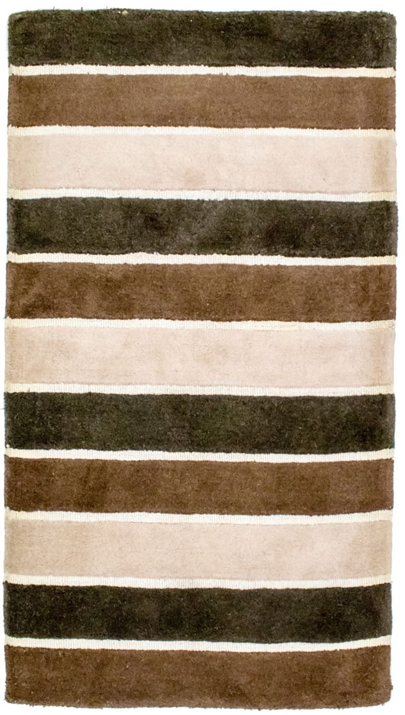 Dywan wełniany - 148 x 85 cm - wielokolorowy