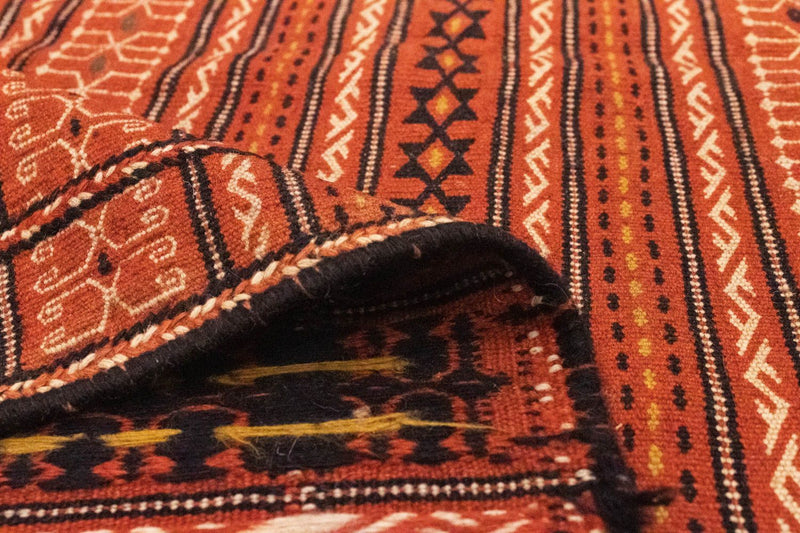 Dywan Kelim - Orientalny - 242 x 166 cm - brązowy