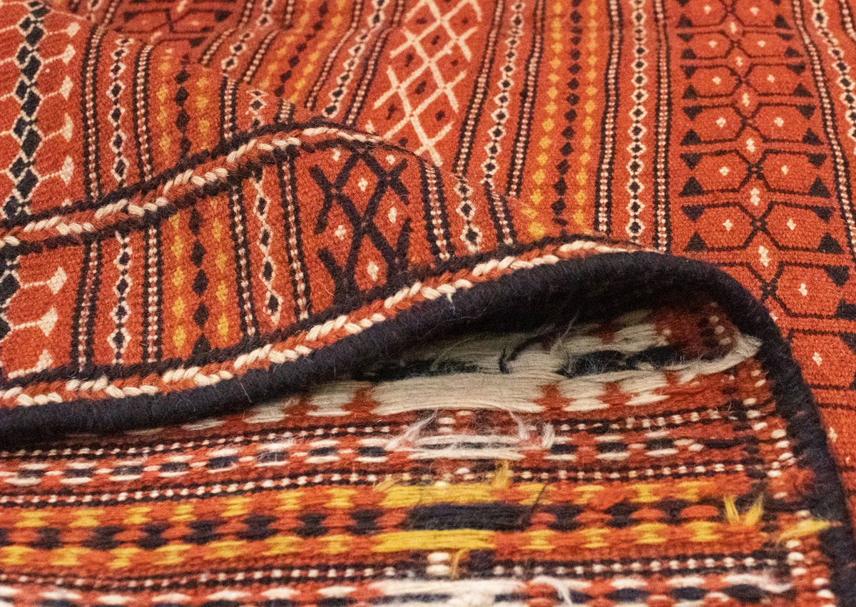 Dywan Kelim - Orientalny - 242 x 166 cm - brązowy