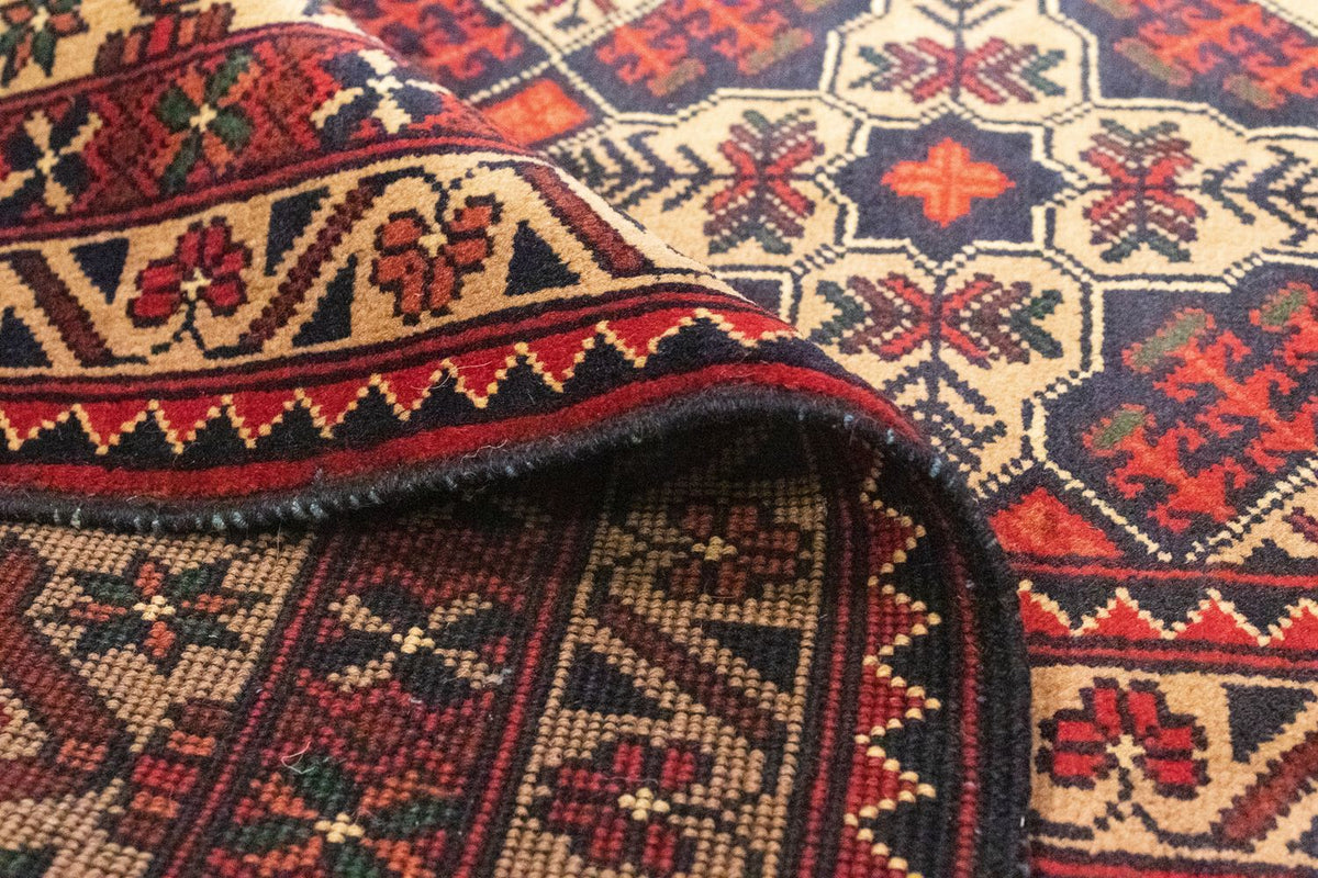 Dywan afgański - 283 x 201 cm - brązowy