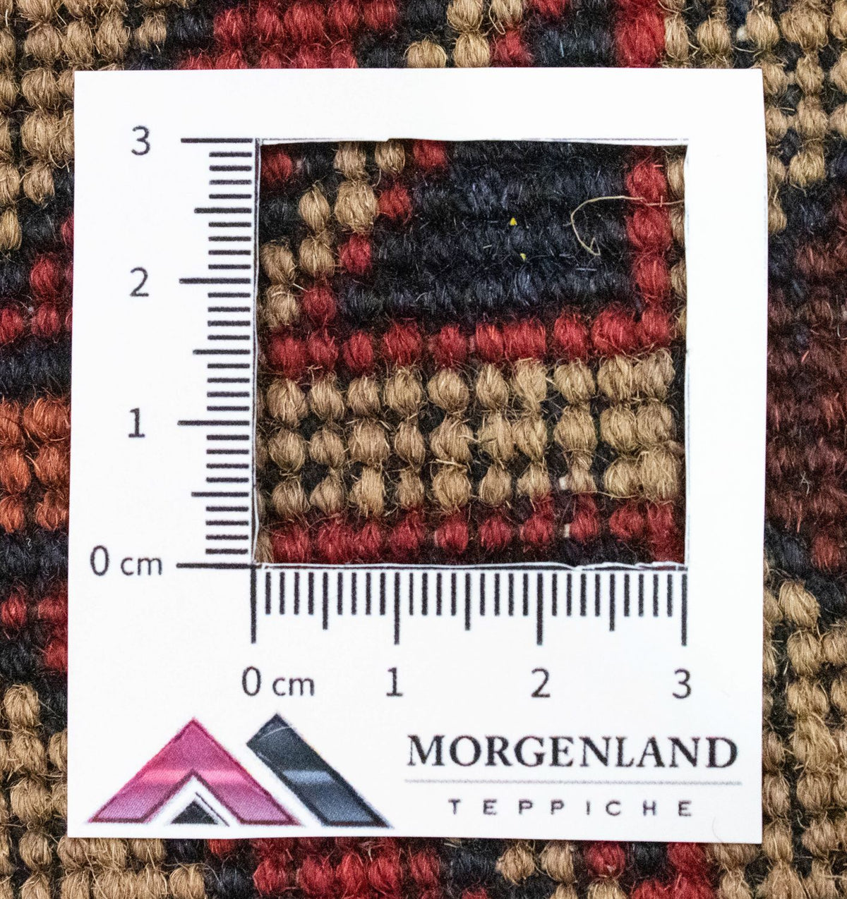 Dywan afgański - 283 x 201 cm - brązowy