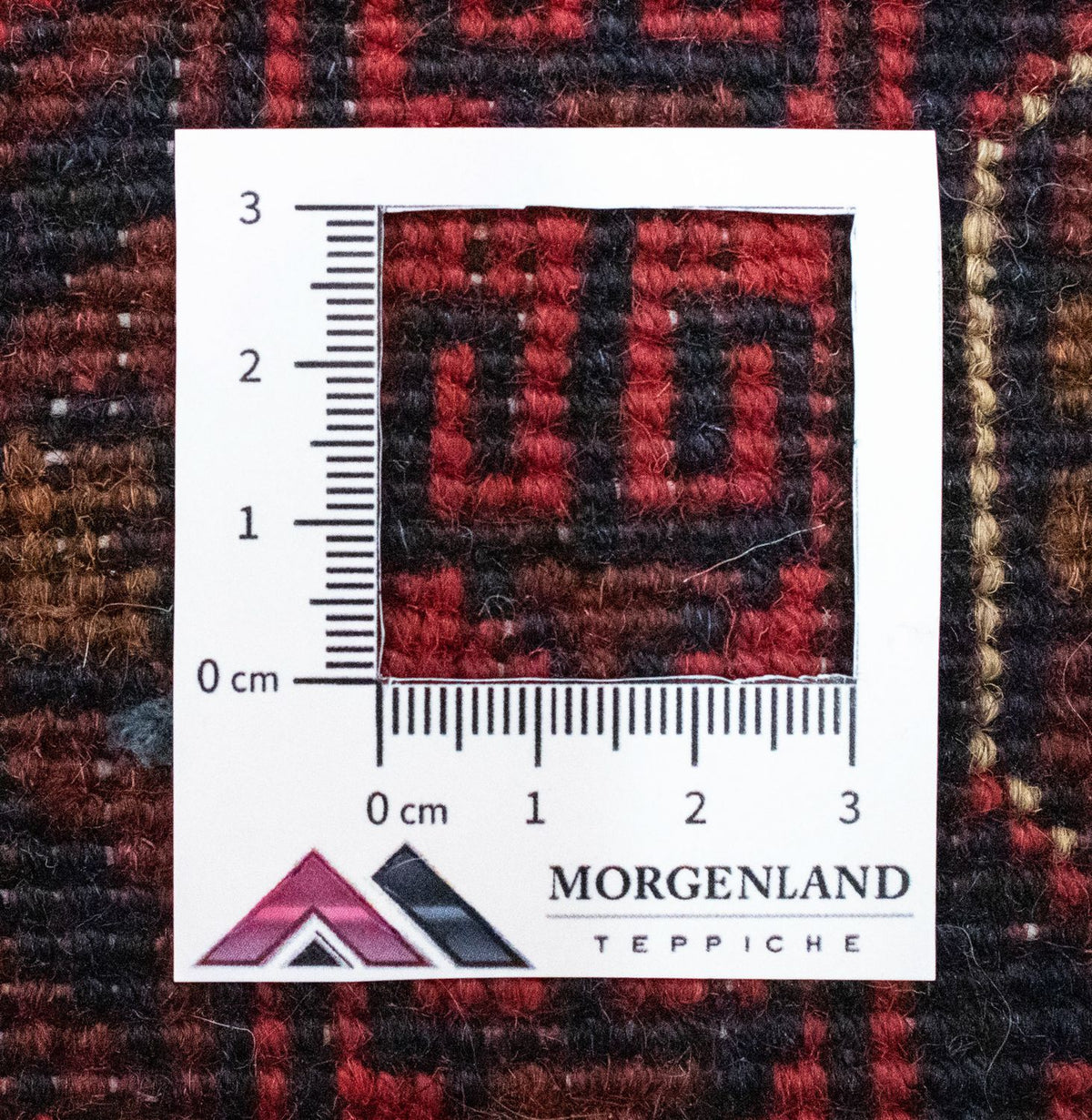 Afgański dywan - Kunduz - 299 x 200 cm - czerwony