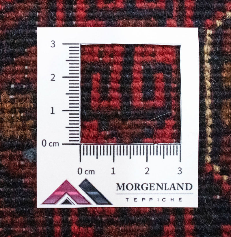 Afgański dywan - Kunduz - 299 x 200 cm - czerwony