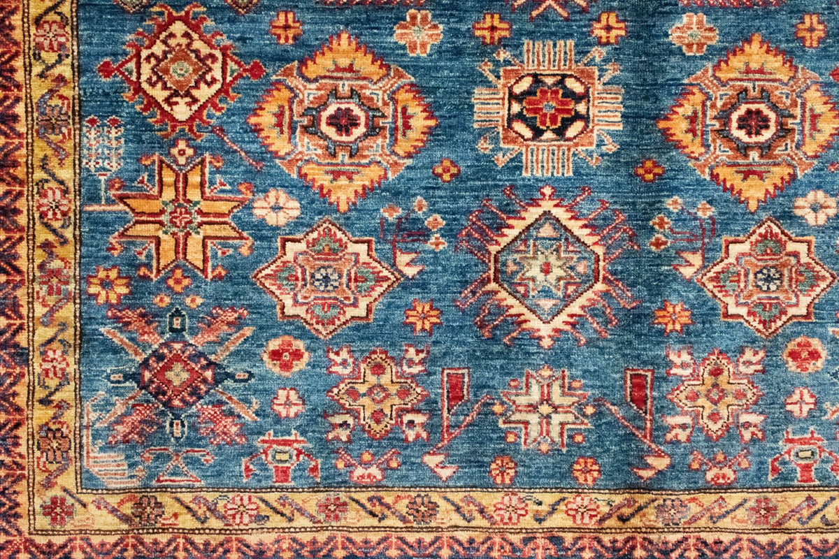 Dywan Ziegler - Kazak - 303 x 205 cm - niebieski