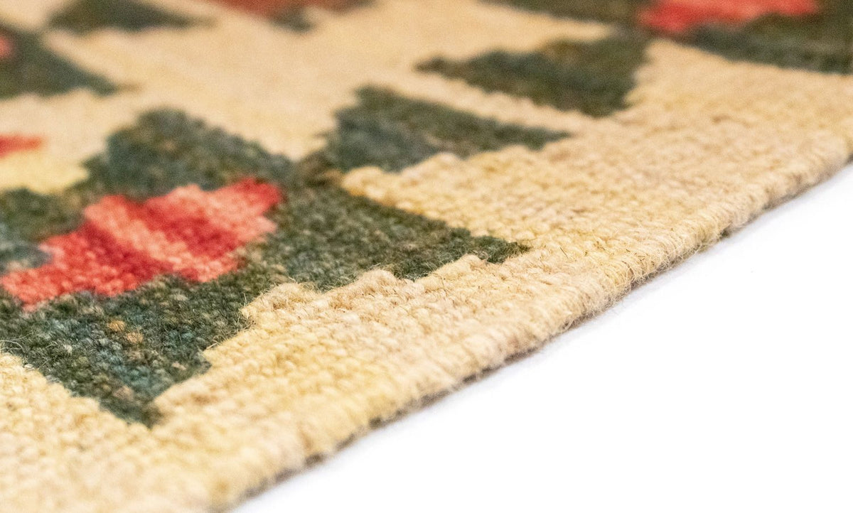 Dywan Kelim - Orientalny - 203 x 154 cm - pomarańczowy