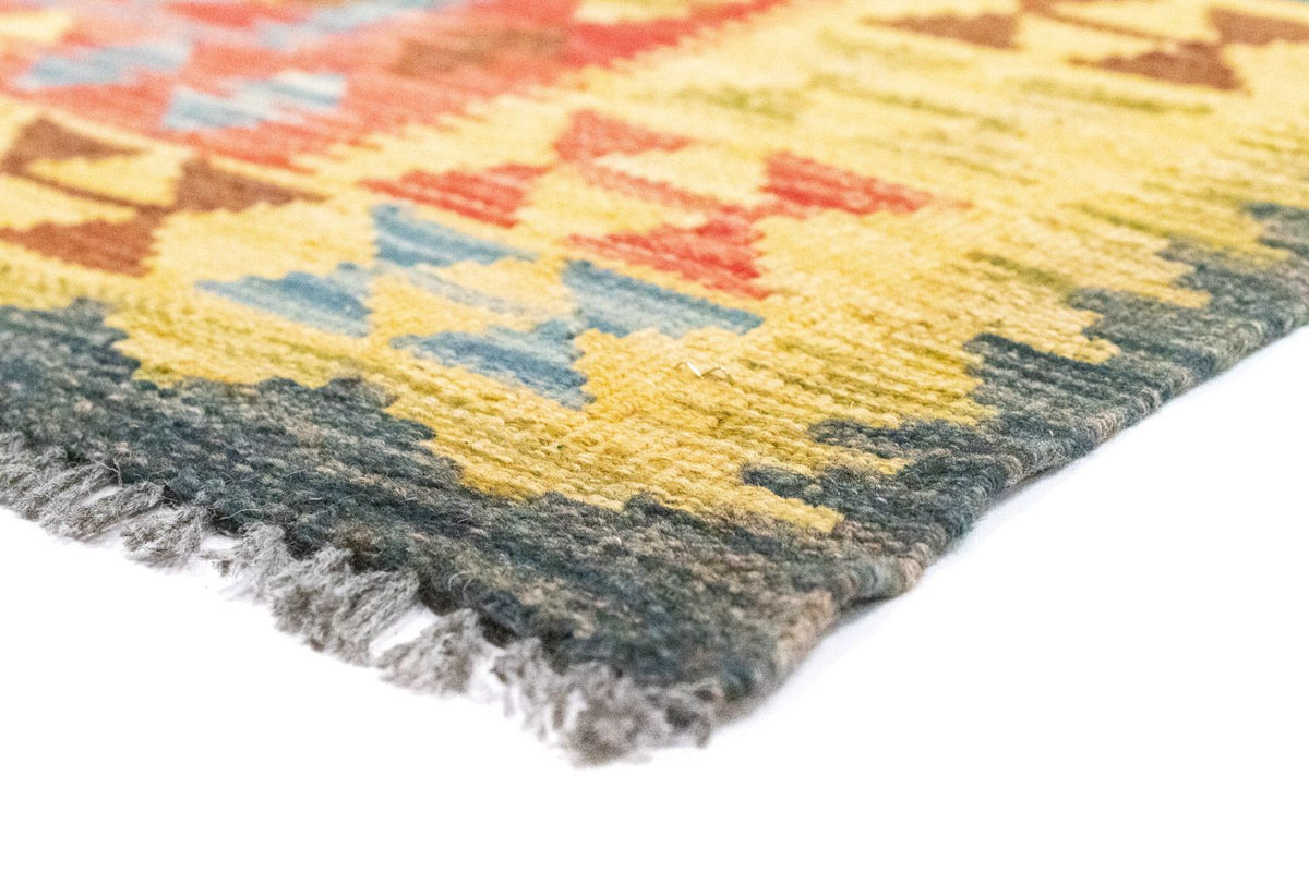 Dywan Kelim - Orientalny - 208 x 152 cm - żółty