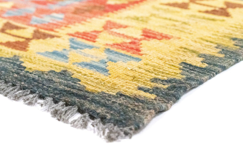 Dywan Kelim - Orientalny - 208 x 152 cm - żółty