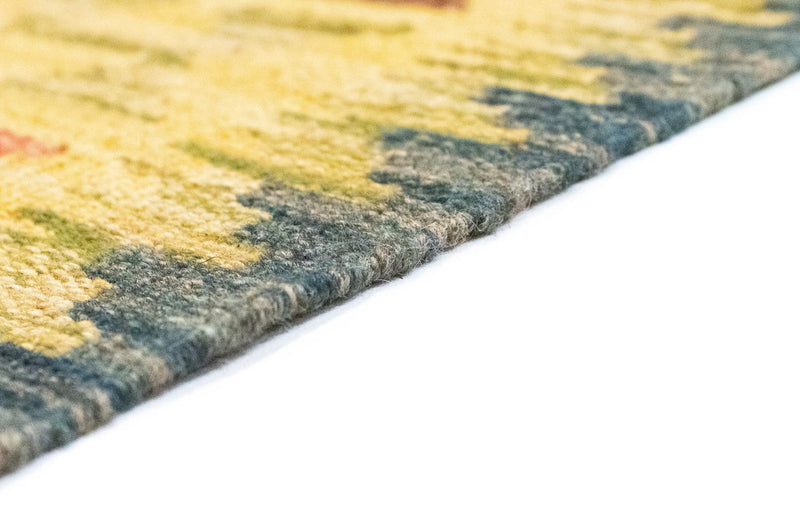 Dywan Kelim - Orientalny - 208 x 152 cm - żółty