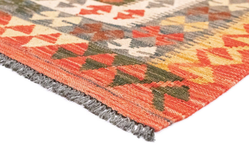 Dywan Kelim - Orientalny - 205 x 150 cm - pomarańczowy