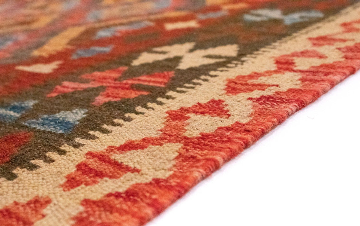 Dywan Kelim - Orientalny - 217 x 160 cm - pomarańczowy