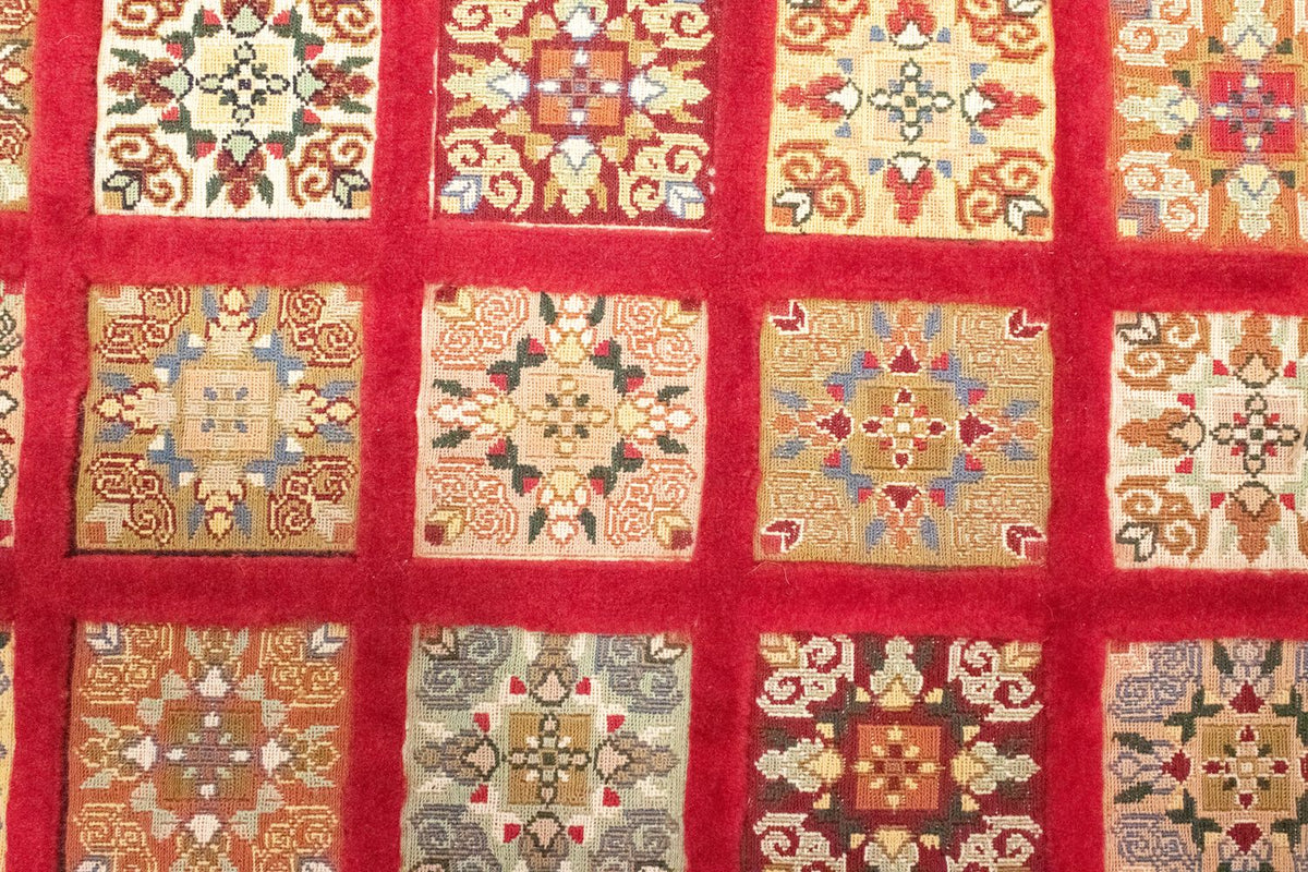 Perski dywan - Nomadyczny - 121 x 81 cm - czerwony