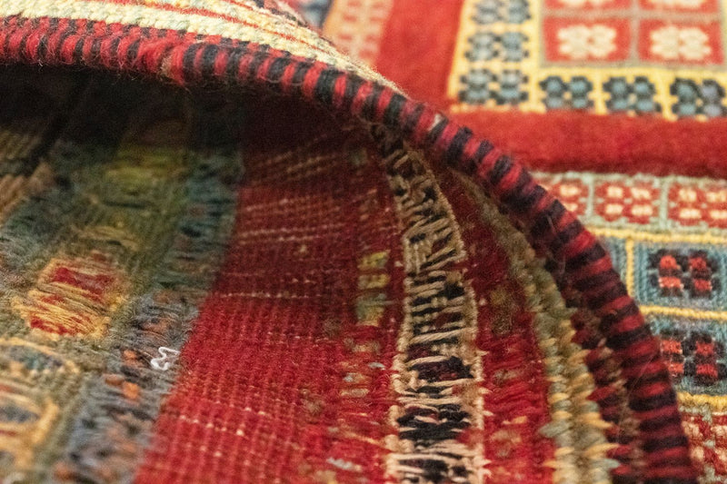 Perski dywan - Nomadyczny - 114 x 81 cm - czerwony