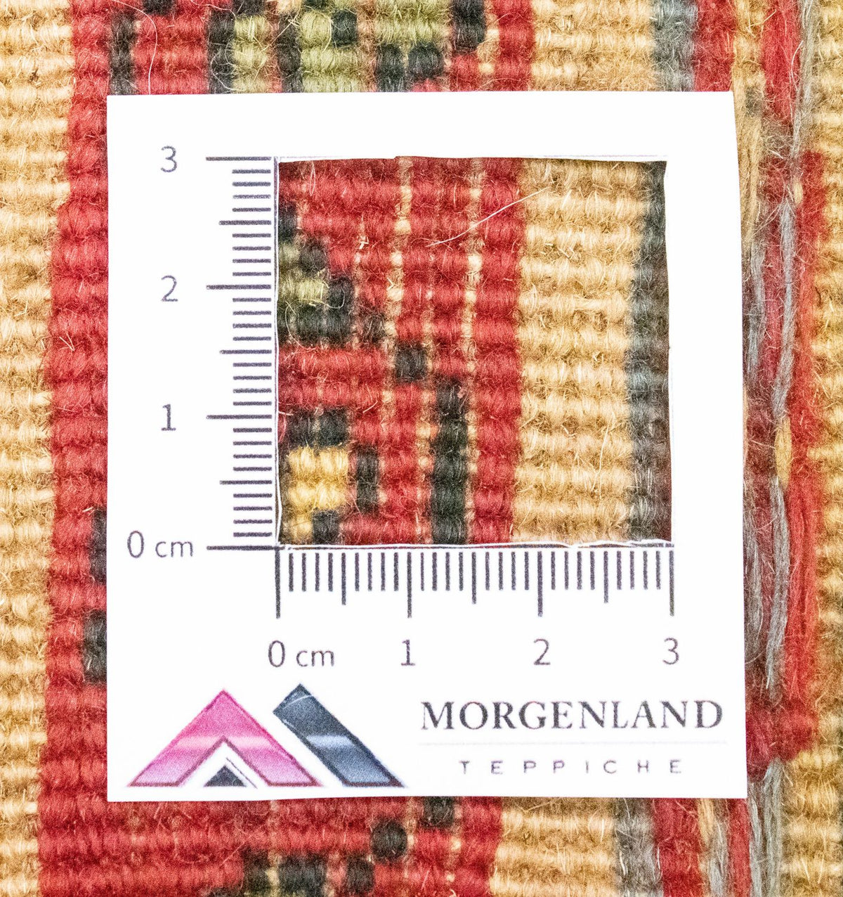 Perski dywan - Nomadyczny kwadratowy  - 102 x 96 cm - czerwony