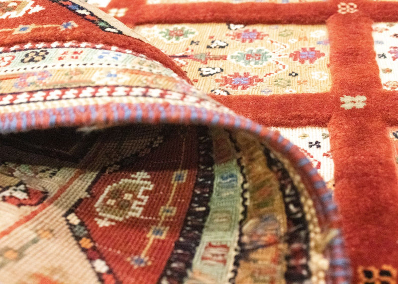 Perski dywan - Nomadyczny - 176 x 123 cm - brązowy