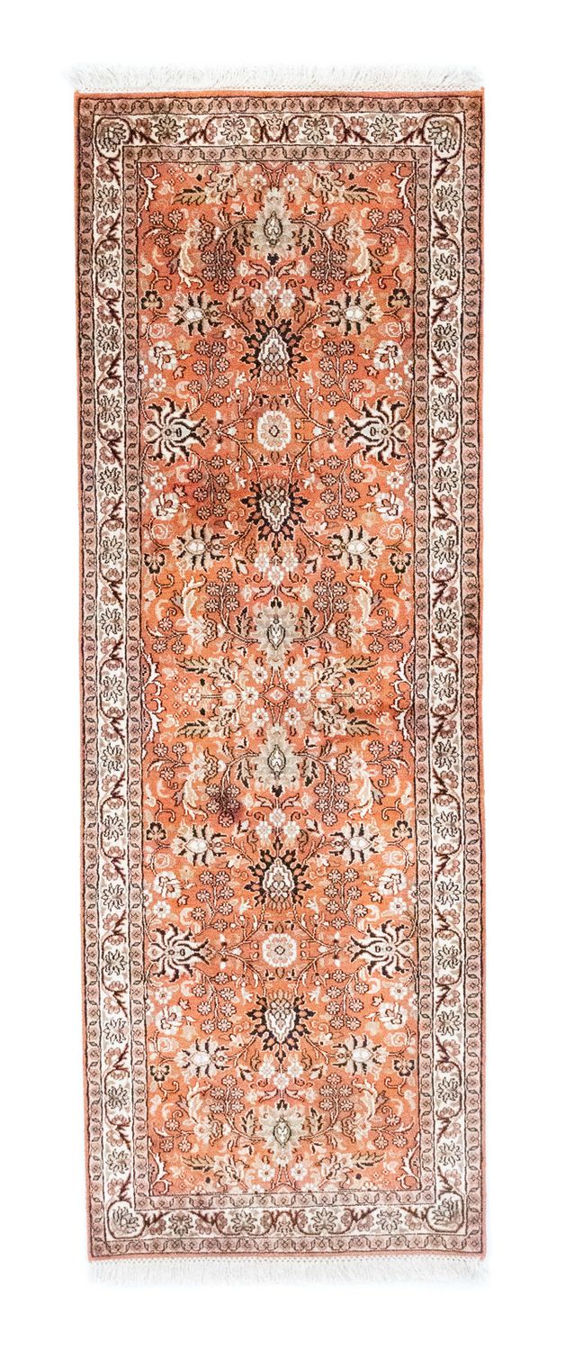 Biegacz Jedwabny dywan - Kashmir Silk - 177 x 61 cm - pomarańczowy