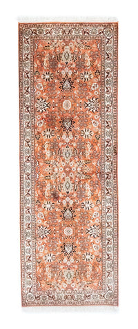 Biegacz Jedwabny dywan - Kashmir Silk - 177 x 61 cm - pomarańczowy