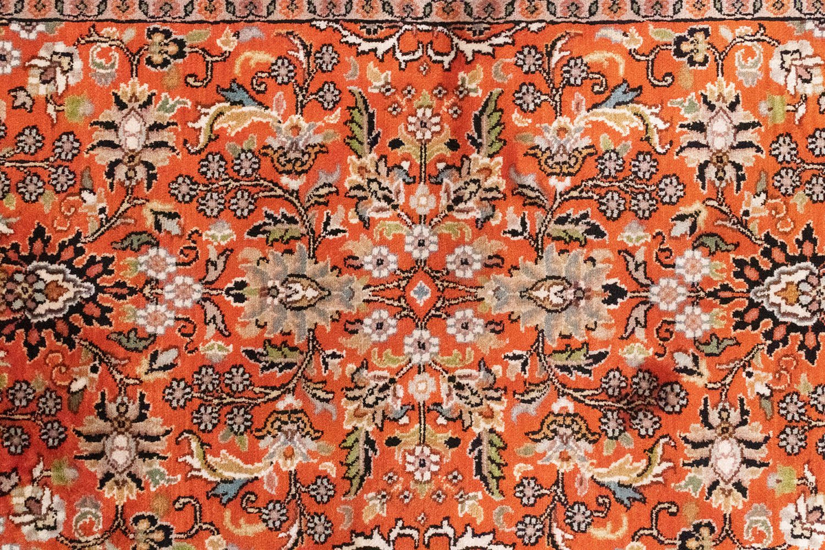 Biegacz Jedwabny dywan - Kashmir Silk - 177 x 61 cm - pomarańczowy