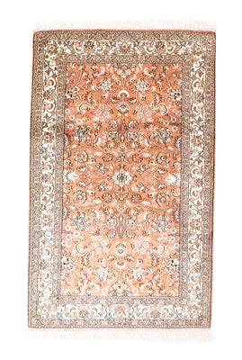 Jedwabny dywan - Kashmir Silk - 122 x 76 cm - pomarańczowy