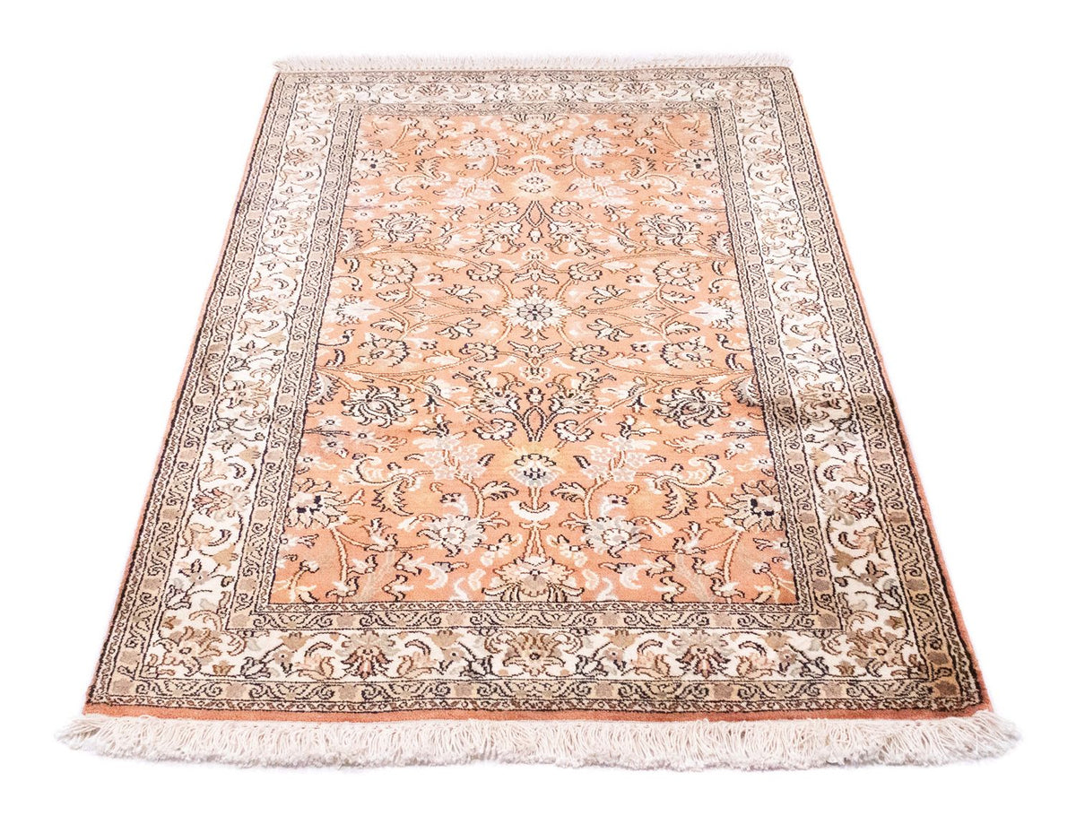 Jedwabny dywan - Kashmir Silk - 122 x 76 cm - pomarańczowy