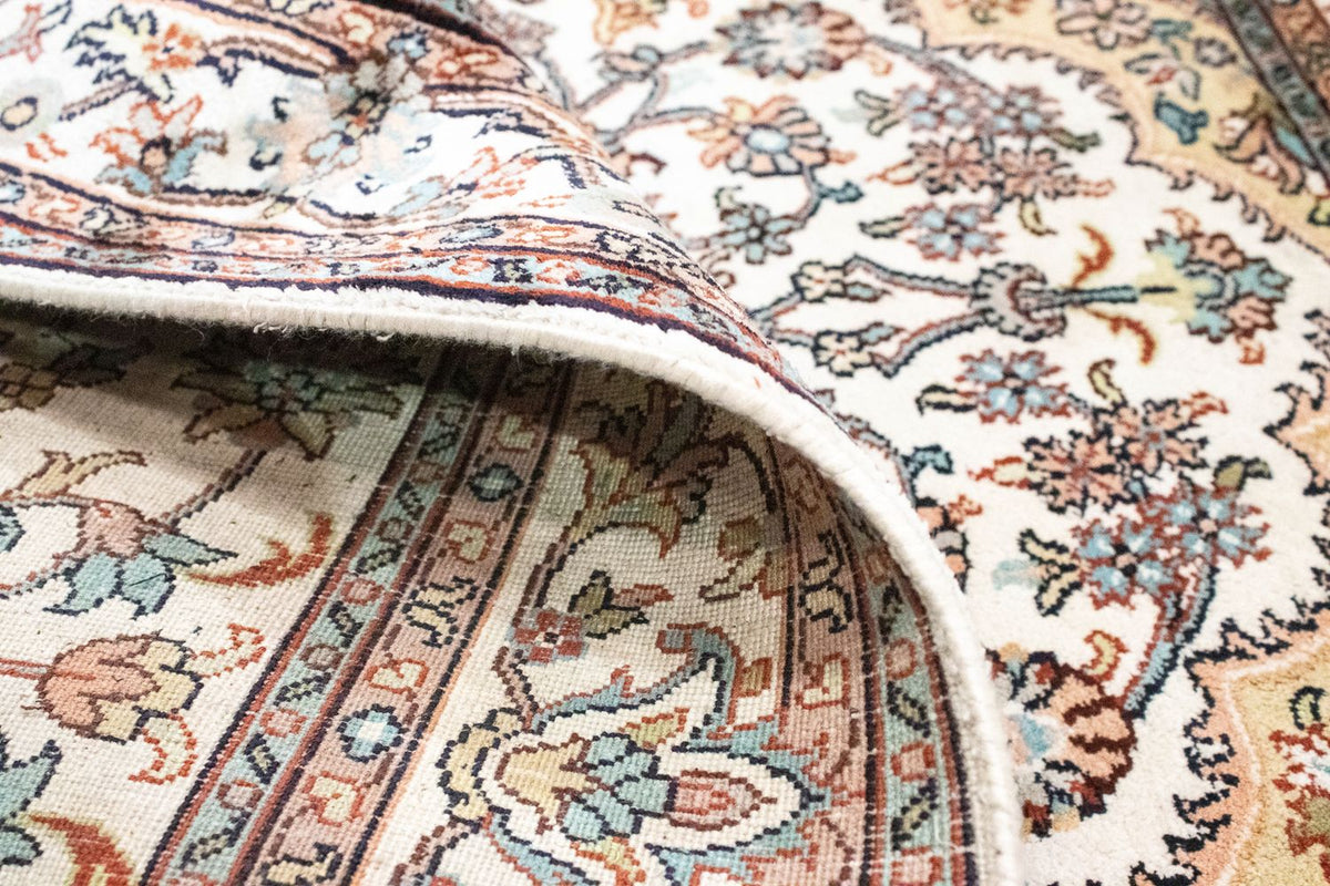 Jedwabny dywan - Kashmir Silk - 125 x 80 cm - beżowy