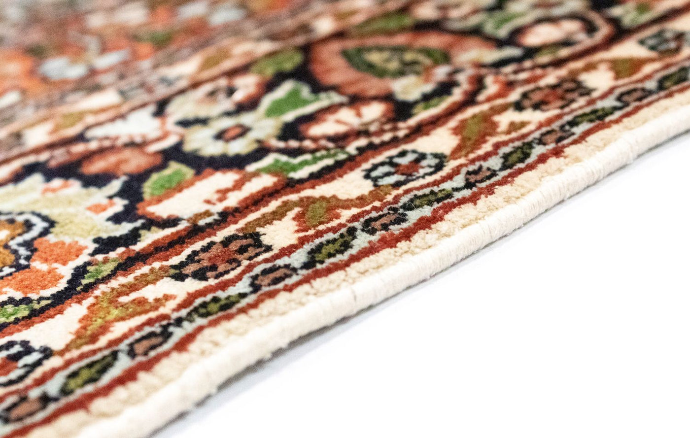 Jedwab kaszmirski Dywan 125x83cm - Dywan orientalny