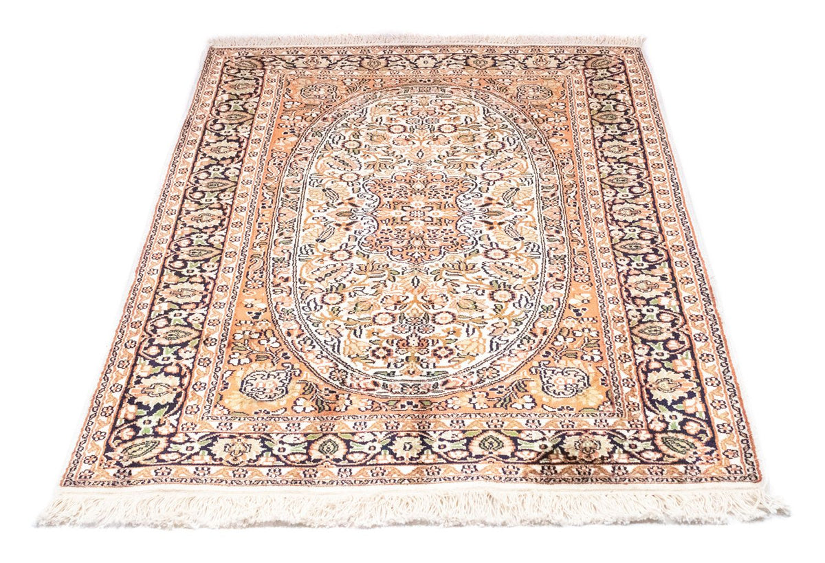 Jedwabny dywan - Kashmir Silk - 125 x 83 cm - pomarańczowy