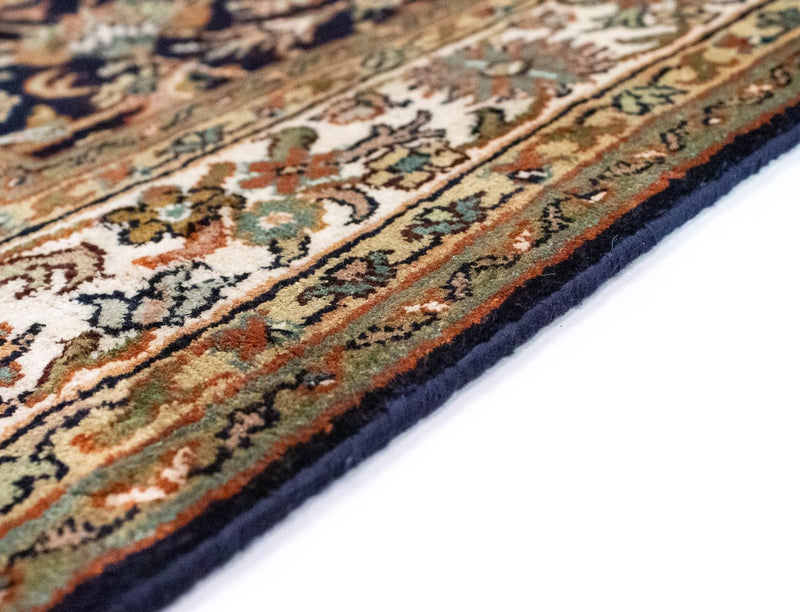 Jedwabny dywan - Kashmir Silk - 127 x 74 cm - niebieski