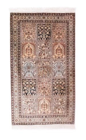 Jedwabny dywan - Kashmir Silk - 135 x 78 cm - wielokolorowy