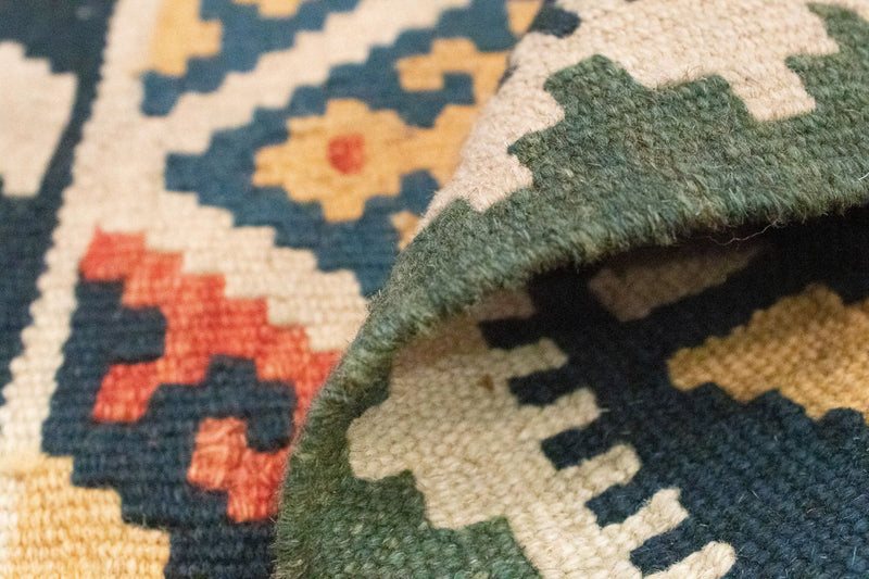 Dywan Kelim - Orientalny - 90 x 61 cm - niebieski