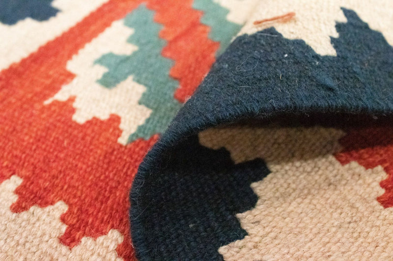 Dywan Kelim - Orientalny - 97 x 60 cm - pomarańczowy