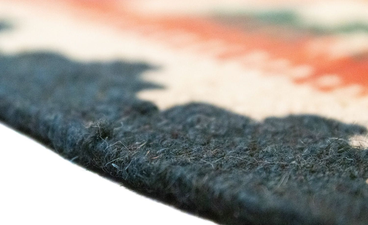 Dywan Kelim - Orientalny - 92 x 65 cm - pomarańczowy