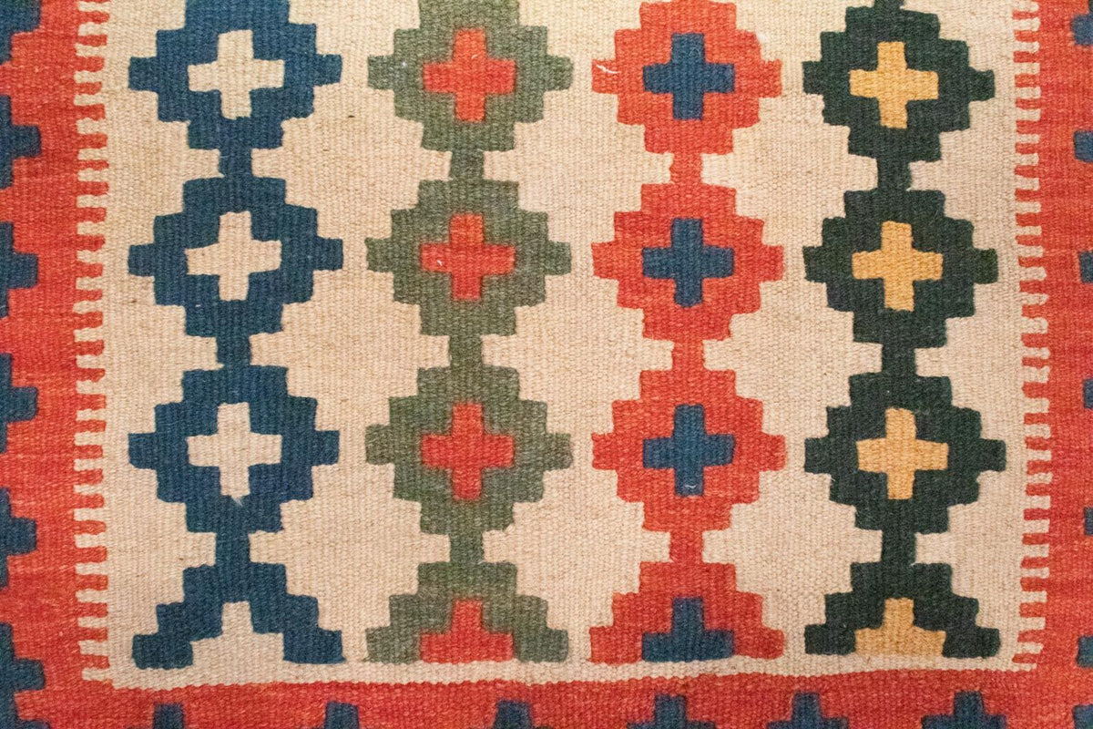 Dywan Kelim - Orientalny - 87 x 60 cm - beżowy