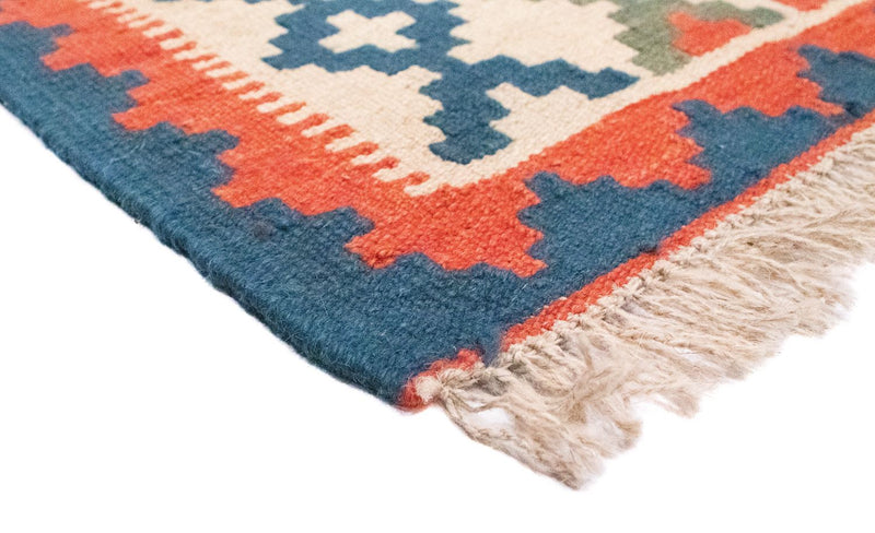 Dywan Kelim - Orientalny - 87 x 60 cm - beżowy