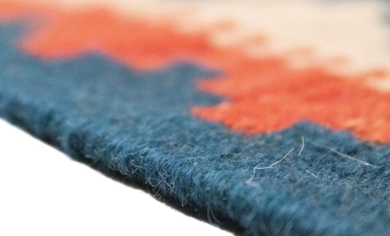 Dywan Kelim - Orientalny - 87 x 60 cm - beżowy