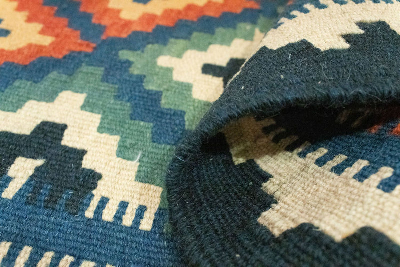 Dywan Kelim - Orientalny - 90 x 60 cm - niebieski