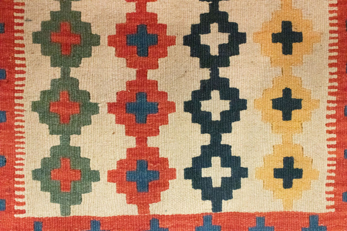 Dywan Kelim - Orientalny - 90 x 60 cm - beżowy