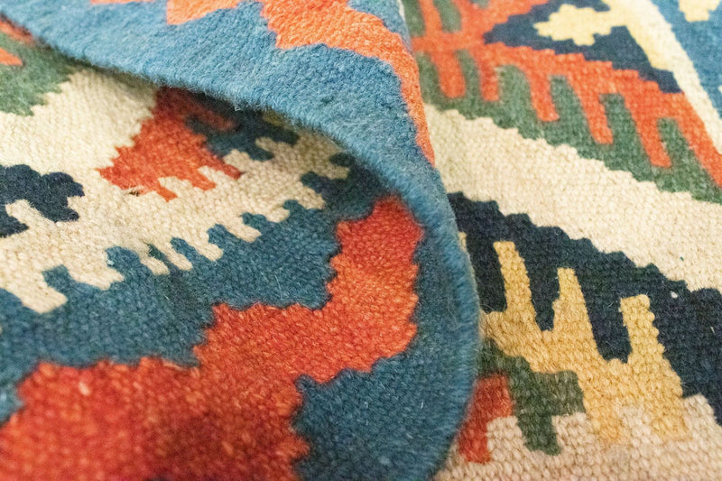 Dywan Kelim - Orientalny - 90 x 64 cm - beżowy