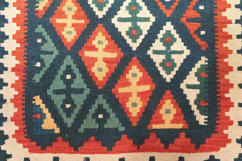 Dywan Kelim - Orientalny - 95 x 70 cm - wielokolorowy