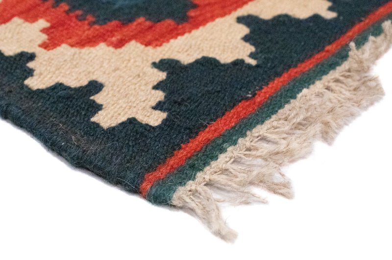 Dywan Kelim - Orientalny - 95 x 70 cm - wielokolorowy