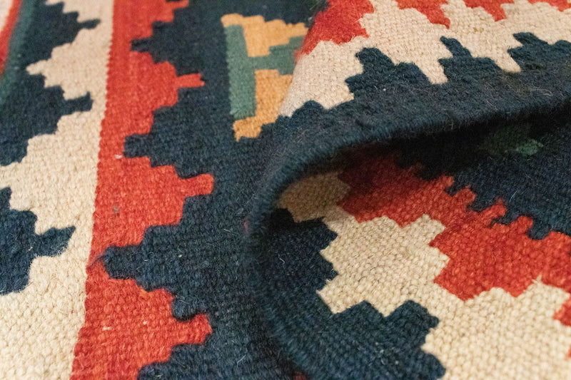 Dywan Kelim - Orientalny - 95 x 70 cm - wielokolorowy