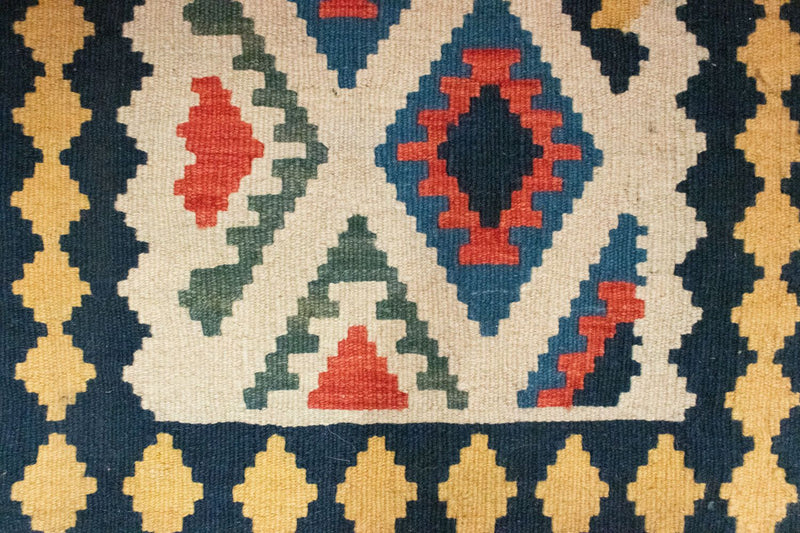 Dywan Kelim - Orientalny - 97 x 66 cm - beżowy