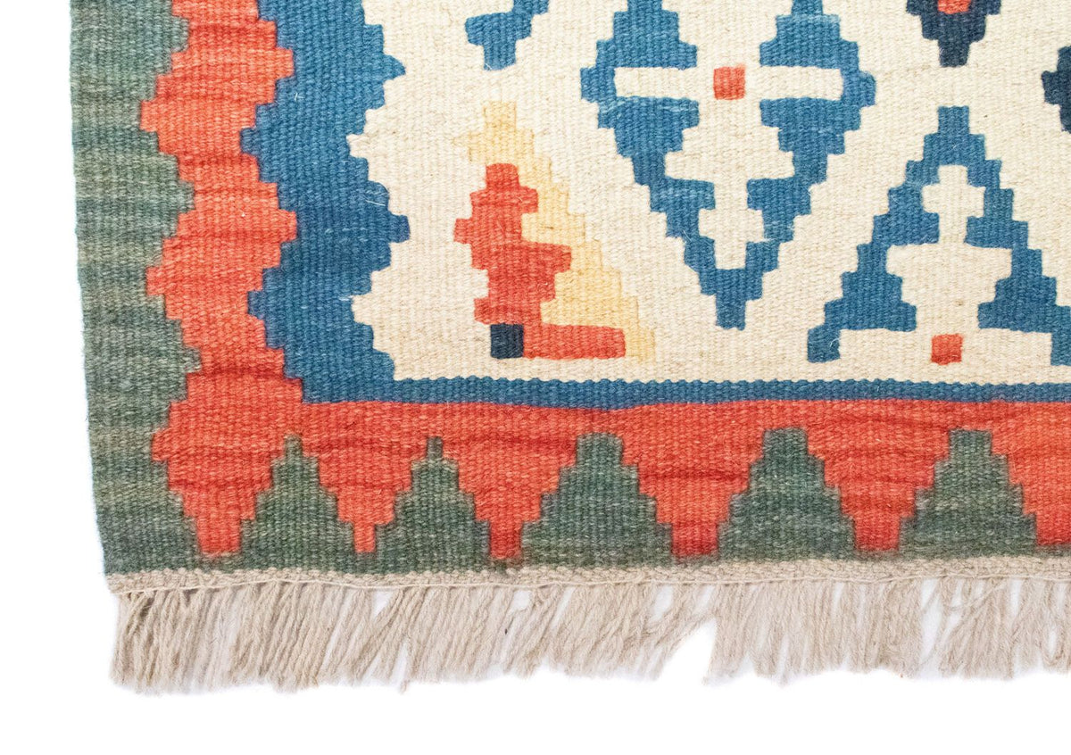 Dywan Kelim - Orientalny - 90 x 65 cm - beżowy