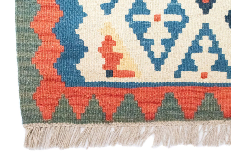 Dywan Kelim - Orientalny - 90 x 65 cm - beżowy