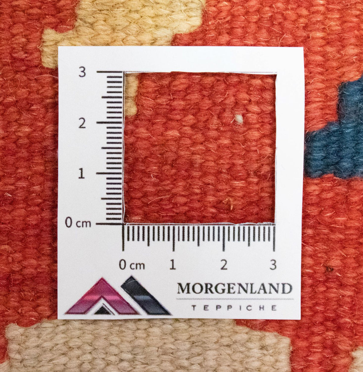 Dywan Kelim - Orientalny - 90 x 65 cm - pomarańczowy