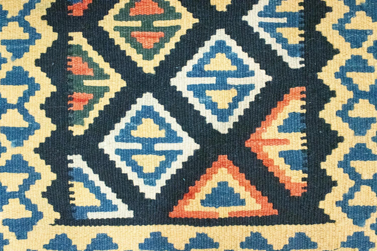 Dywan Kelim - Orientalny - 90 x 60 cm - niebieski