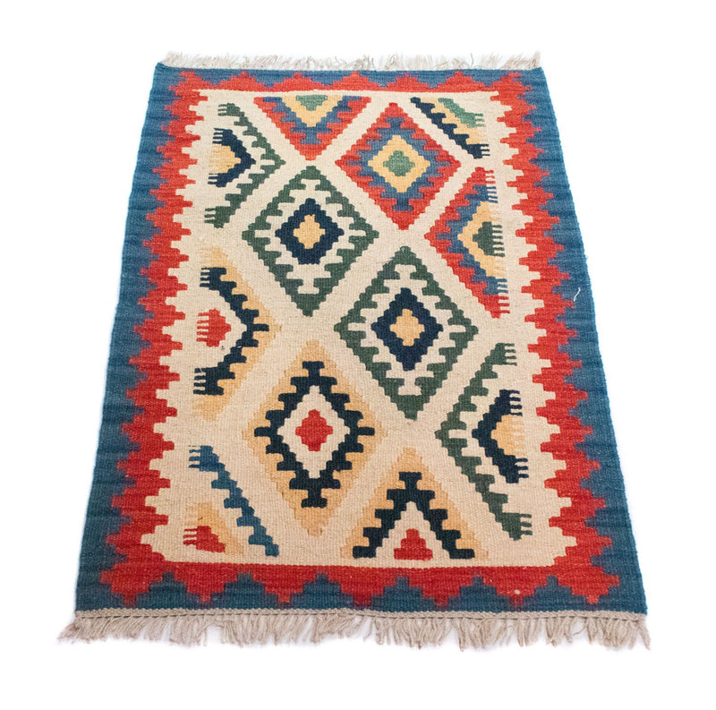 Dywan Kelim - Orientalny - 88 x 61 cm - beżowy