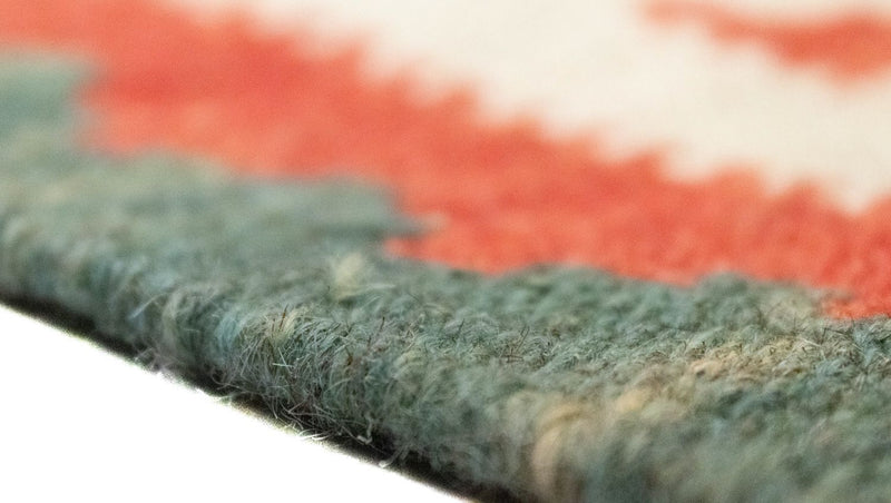 Dywan Kelim - Orientalny - 93 x 61 cm - pomarańczowy