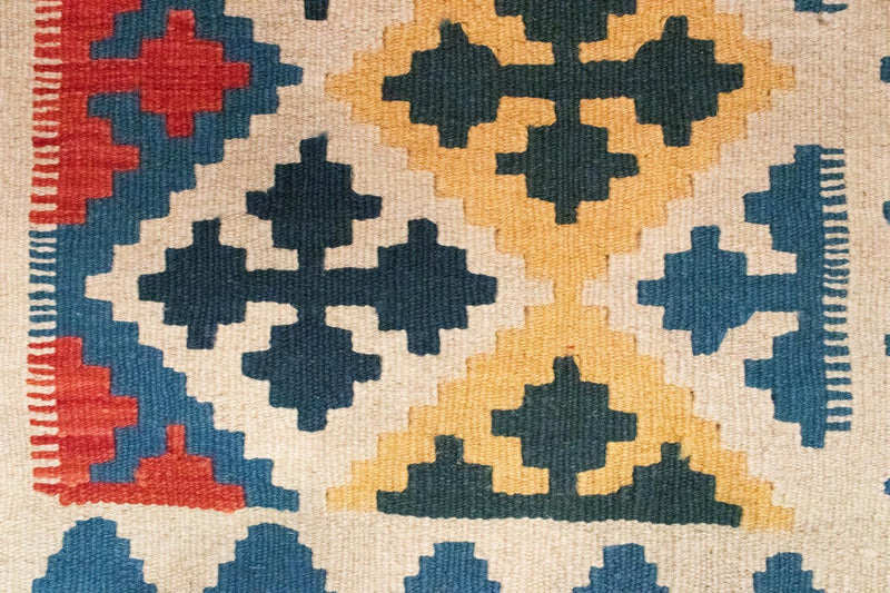 Dywan Kelim - Orientalny - 86 x 61 cm - niebieski