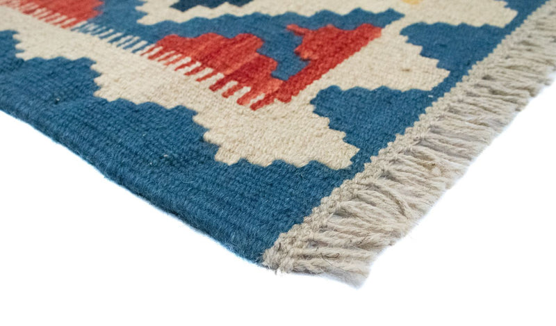 Dywan Kelim - Orientalny - 86 x 61 cm - niebieski