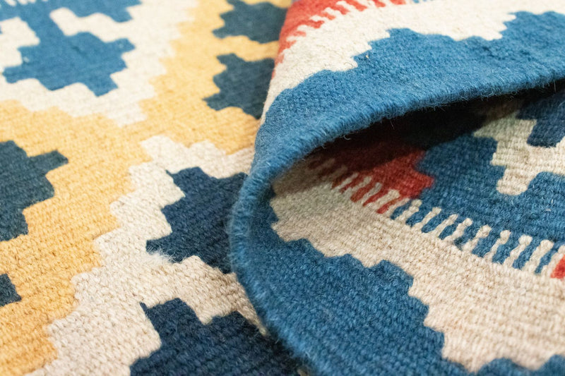 Dywan Kelim - Orientalny - 86 x 61 cm - niebieski